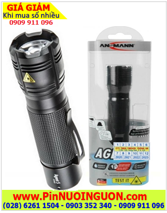 Ansmann Agent Mini, Đèn pin siêu sáng Ansmann Agent Mini chính hãng Ansmann Đức với 50 Lumens- chiếu xa 80m 